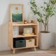 Ραφιέρα Nextdeco Natural μασίφ ξύλο Υ80x70x40εκ.