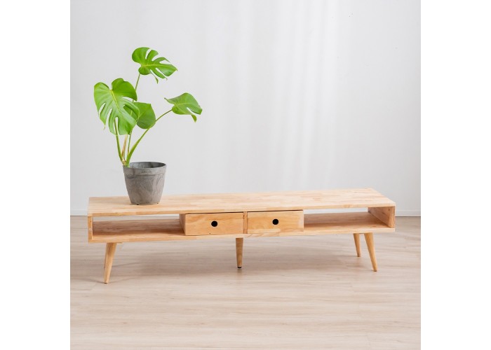 Έπιπλο τηλεόρασης Nextdeco Natural μασίφ ξύλο Υ36,5x150x40εκ. Έπιπλο τηλεόρασης Nextdeco Natural μασίφ ξύλο Υ36,5x150x40εκ.