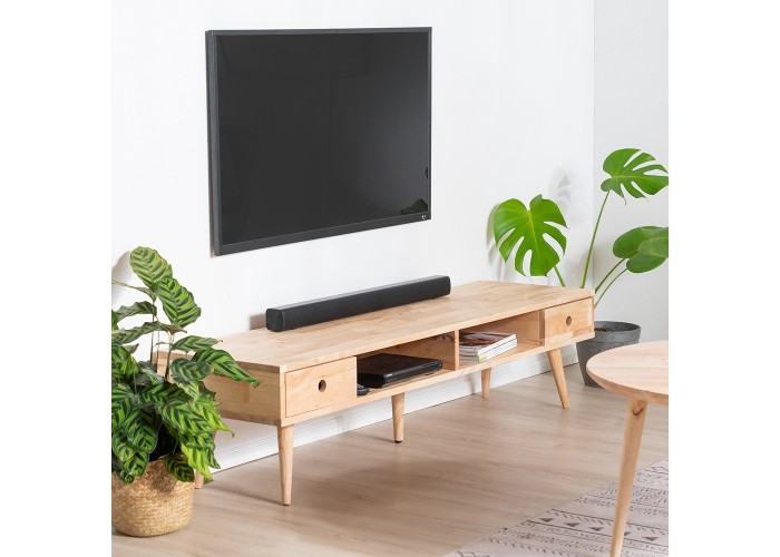 Έπιπλο τηλεόρασης Nextdeco Natural μασίφ ξύλο Υ36,5x150x40εκ. Έπιπλο τηλεόρασης Nextdeco Natural μασίφ ξύλο Υ36,5x150x40εκ.