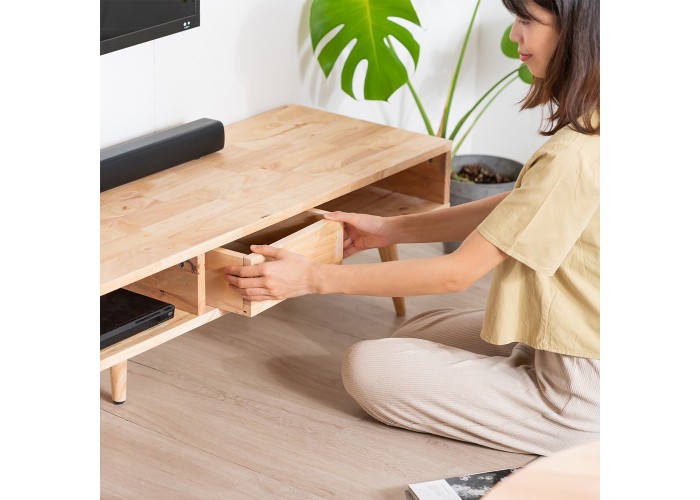 Έπιπλο τηλεόρασης Nextdeco Natural μασίφ ξύλο Υ36,5x150x40εκ. Έπιπλο τηλεόρασης Nextdeco Natural μασίφ ξύλο Υ36,5x150x40εκ.