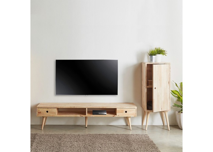 Έπιπλο τηλεόρασης Nextdeco Natural μασίφ ξύλο Υ36,5x150x40εκ. Έπιπλο τηλεόρασης Nextdeco Natural μασίφ ξύλο Υ36,5x150x40εκ.