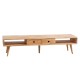 Έπιπλο τηλεόρασης Nextdeco Natural μασίφ ξύλο Υ36,5x150x40εκ. Έπιπλο τηλεόρασης Nextdeco Natural μασίφ ξύλο Υ36,5x150x40εκ.