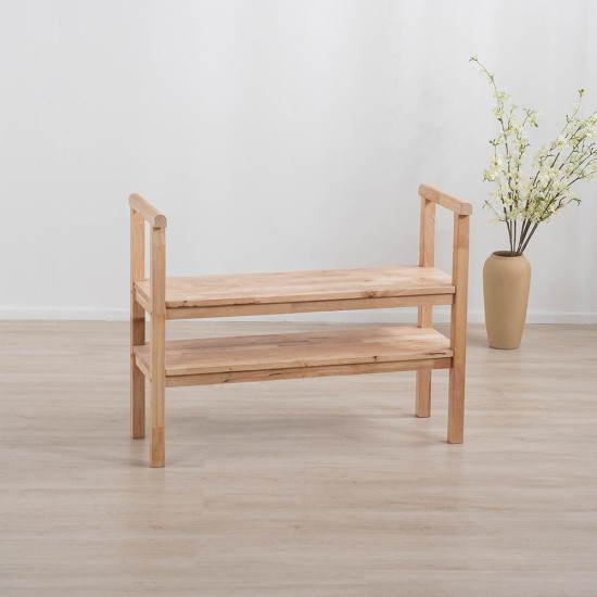 Παπουτσοθήκη παγκάκι Nextdeco Natural μασίφ ξύλο Υ70,5x90x34εκ. Παπουτσοθήκη παγκάκι Nextdeco Natural μασίφ ξύλο Υ70,5x90x34εκ.