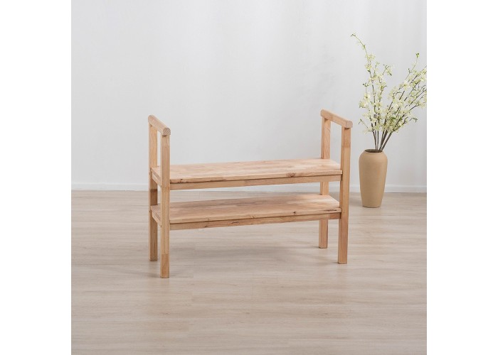Παπουτσοθήκη παγκάκι Nextdeco Natural μασίφ ξύλο Υ70,5x90x34εκ. Παπουτσοθήκη παγκάκι Nextdeco Natural μασίφ ξύλο Υ70,5x90x34εκ.