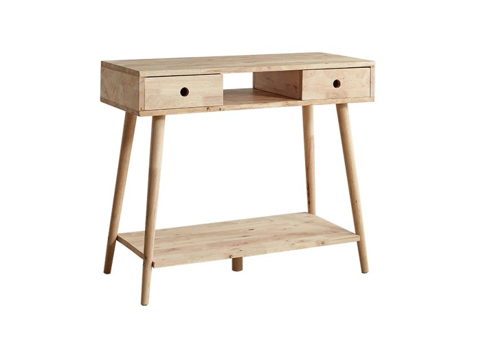 Κονσόλα Nextdeco Natural μασίφ ξύλο Υ76,5x90x40εκ.