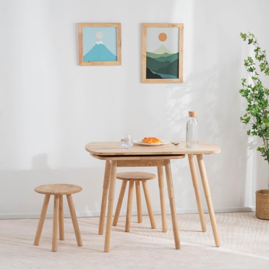 Σκαμπό Nextdeco Natural μασίφ ξύλο Υ46,5xØ34,5εκ. Σκαμπό Nextdeco Natural μασίφ ξύλο Υ46,5xØ34,5εκ.
