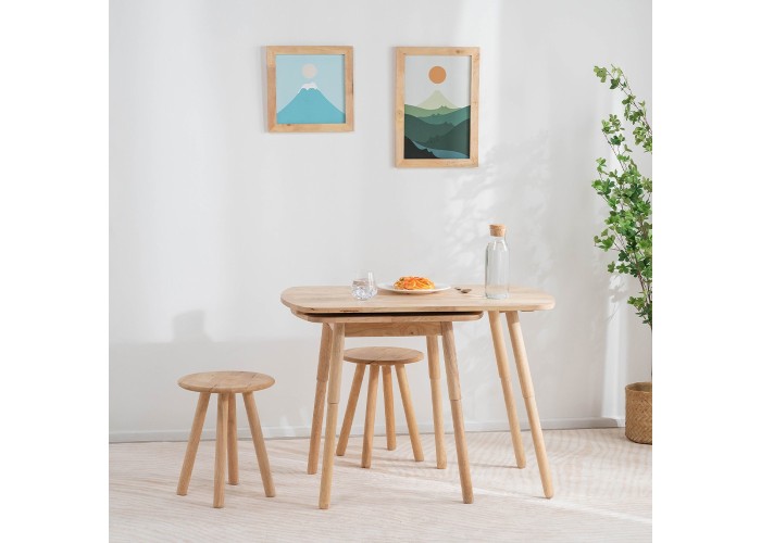 Σκαμπό Nextdeco Natural μασίφ ξύλο Υ46,5xØ34,5εκ. Σκαμπό Nextdeco Natural μασίφ ξύλο Υ46,5xØ34,5εκ.