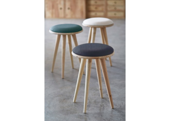 Σκαμπό Nextdeco Natural μασίφ ξύλο Υ51,5xØ34,5εκ. Σκαμπό Nextdeco Natural μασίφ ξύλο Υ51,5xØ34,5εκ.