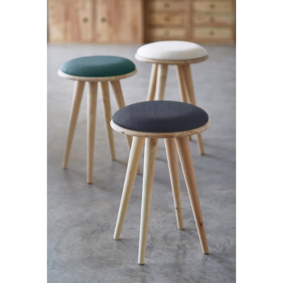 Σκαμπό Nextdeco Natural μασίφ ξύλο Υ51,5xØ34,5εκ. Σκαμπό Nextdeco Natural μασίφ ξύλο Υ51,5xØ34,5εκ.