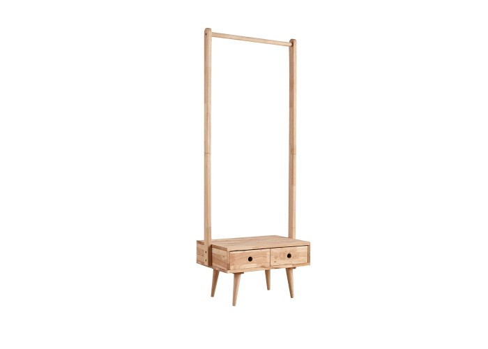 Κρεμάστρα ρούχων Nextdeco Natural μασίφ ξύλο Υ165,5x65x40εκ. Κρεμάστρα ρούχων Nextdeco Natural μασίφ ξύλο Υ165,5x65x40εκ.