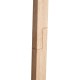Κρεμάστρα ρούχων Nextdeco Natural μασίφ ξύλο Υ165,5x65x40εκ.