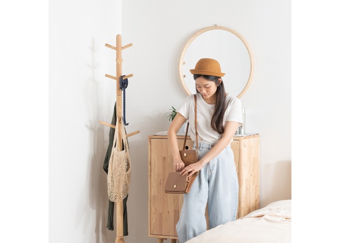 Καλόγερος Nextdeco Natural μασίφ ξύλο Υ175xØ41εκ. Καλόγερος Nextdeco Natural μασίφ ξύλο Υ175xØ41εκ.