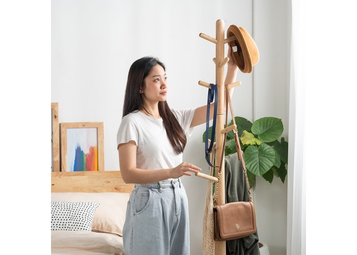 Καλόγερος Nextdeco Natural μασίφ ξύλο Υ175xØ41εκ. Καλόγερος Nextdeco Natural μασίφ ξύλο Υ175xØ41εκ.