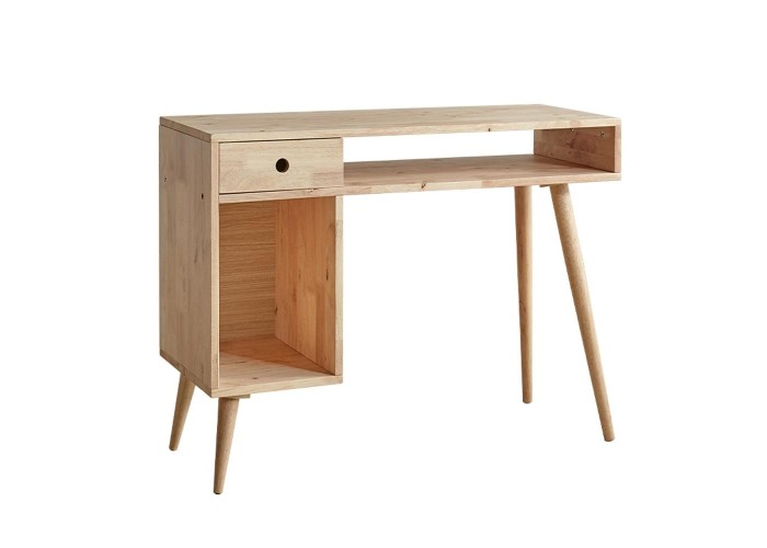 Γραφείο Nextdeco Natural μασίφ ξύλο Υ77x100x40εκ.
