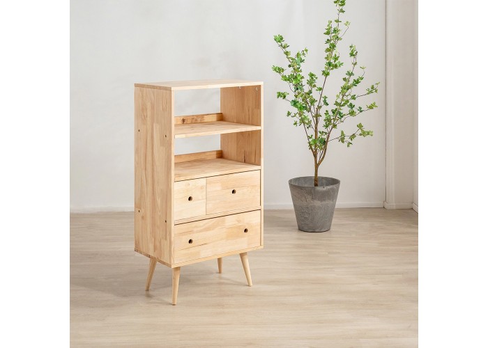 Ραφιέρα με συρτάρια Nextdeco Natural μασίφ ξύλο Υ115x60x40εκ. Ραφιέρα με συρτάρια Nextdeco Natural μασίφ ξύλο Υ115x60x40εκ.