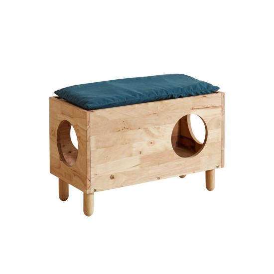 Σπιτάκι γάτας Nextdeco Natural μασίφ ξύλο Υ47x73x35εκ. Σπιτάκι γάτας Nextdeco Natural μασίφ ξύλο Υ47x73x35εκ.