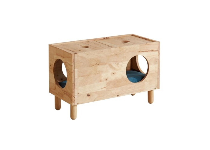 Σπιτάκι γάτας Nextdeco Natural μασίφ ξύλο Υ47x73x35εκ. Σπιτάκι γάτας Nextdeco Natural μασίφ ξύλο Υ47x73x35εκ.