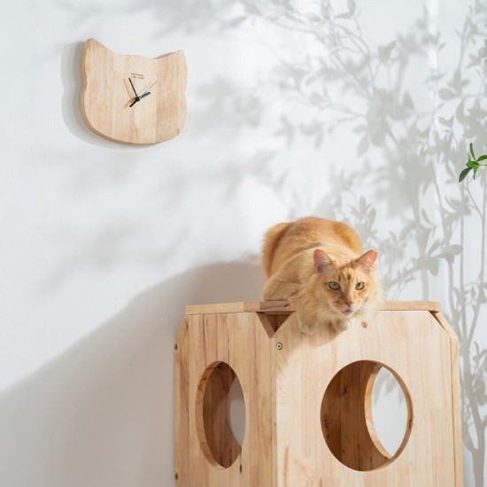 Σπιτάκι γάτας Nextdeco Natural μασίφ ξύλο 40x40x40εκ. Σπιτάκι γάτας Nextdeco Natural μασίφ ξύλο 40x40x40εκ.