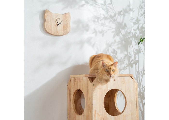 Σπιτάκι γάτας Nextdeco Natural μασίφ ξύλο 40x40x40εκ. Σπιτάκι γάτας Nextdeco Natural μασίφ ξύλο 40x40x40εκ.