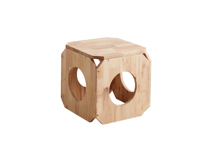 Σπιτάκι γάτας Nextdeco Natural μασίφ ξύλο 40x40x40εκ. Σπιτάκι γάτας Nextdeco Natural μασίφ ξύλο 40x40x40εκ.