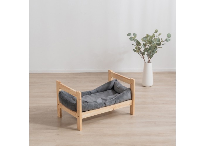 Κρεβάτι γάτας σκύλου Nextdeco Natural μασίφ ξύλο Υ35x60x40εκ. Κρεβάτι γάτας σκύλου Nextdeco Natural μασίφ ξύλο Υ35x60x40εκ.