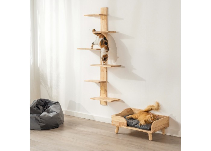 Ράφια αναρρίχησης Nextdeco Natural μασίφ ξύλο Υ150x68x31,8εκ. Ράφια αναρρίχησης Nextdeco Natural μασίφ ξύλο Υ150x68x31,8εκ.
