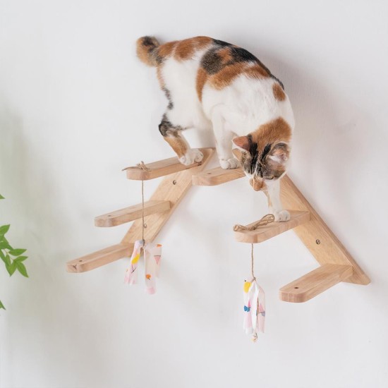 Σκάλα αναρρίχησης γάτας Nextdeco Natural μασίφ ξύλο Υ24x29,5x22εκ. Σκάλα αναρρίχησης γάτας Nextdeco Natural μασίφ ξύλο Υ24x29,5x22εκ.