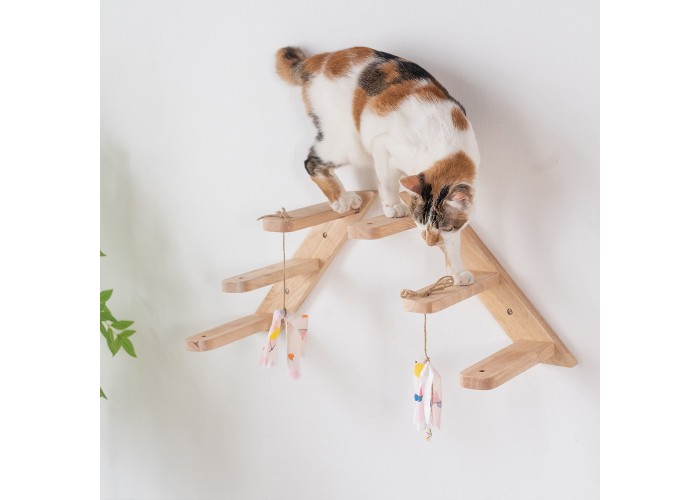 Σκάλα αναρρίχησης γάτας Nextdeco Natural μασίφ ξύλο Υ24x29,5x22εκ. Σκάλα αναρρίχησης γάτας Nextdeco Natural μασίφ ξύλο Υ24x29,5x22εκ.