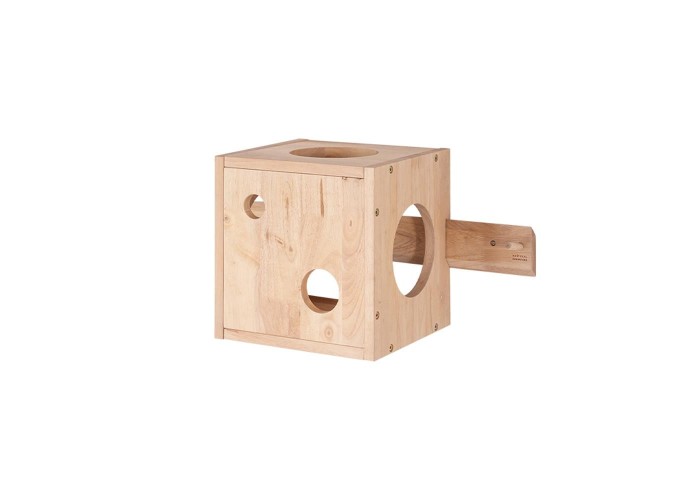 Σπιτάκι γάτας Nextdeco Natural μασίφ ξύλο Υ30x60x27εκ. Σπιτάκι γάτας Nextdeco Natural μασίφ ξύλο Υ30x60x27εκ.