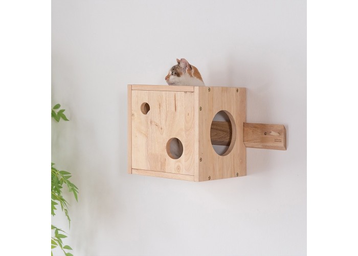 Σπιτάκι γάτας Nextdeco Natural μασίφ ξύλο Υ30x60x27εκ. Σπιτάκι γάτας Nextdeco Natural μασίφ ξύλο Υ30x60x27εκ.