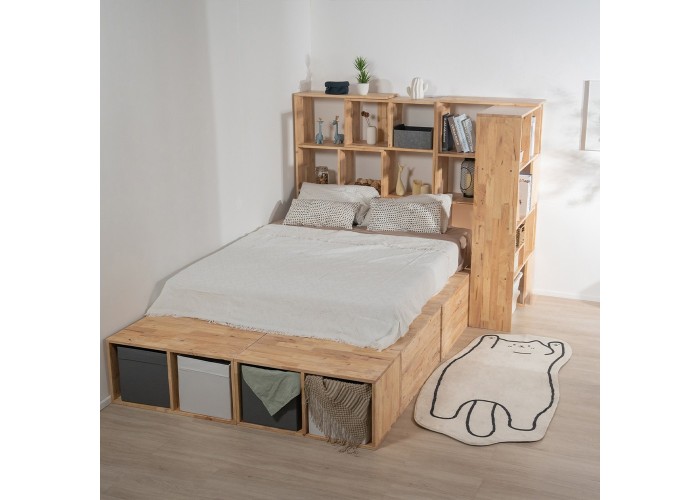 Ξύλινο κουτί με καπάκι Nextdeco Natural Υ39x80x80εκ. Ξύλινο κουτί με καπάκι Nextdeco Natural Υ39x80x80εκ.