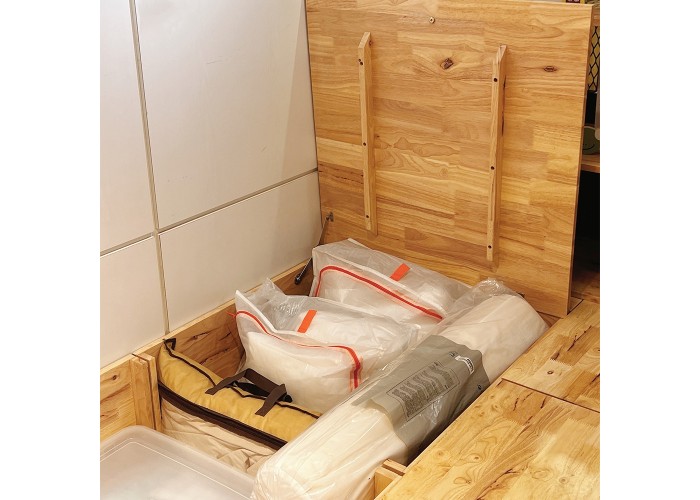 Ξύλινο κουτί με καπάκι Nextdeco Natural Υ39x80x80εκ. Ξύλινο κουτί με καπάκι Nextdeco Natural Υ39x80x80εκ.