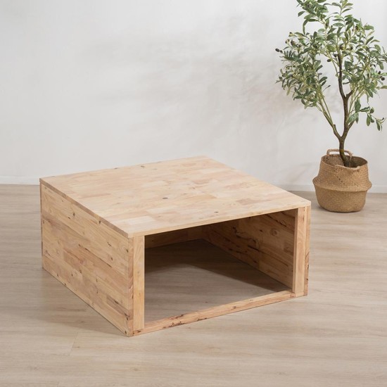 Ξύλινο κουτί με καπάκι Nextdeco Natural Υ39x80x80εκ. Ξύλινο κουτί με καπάκι Nextdeco Natural Υ39x80x80εκ.