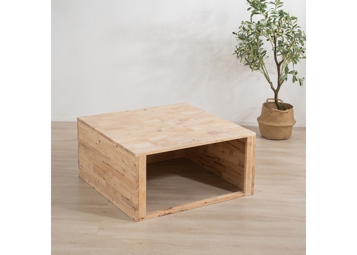 Ξύλινο κουτί με καπάκι Nextdeco Natural Υ39x80x80εκ. Ξύλινο κουτί με καπάκι Nextdeco Natural Υ39x80x80εκ.
