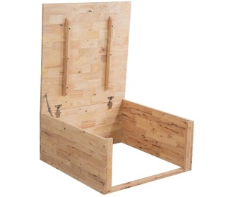 Ξύλινο κουτί με καπάκι Nextdeco Natural Υ39x80x80εκ. Ξύλινο κουτί με καπάκι Nextdeco Natural Υ39x80x80εκ.