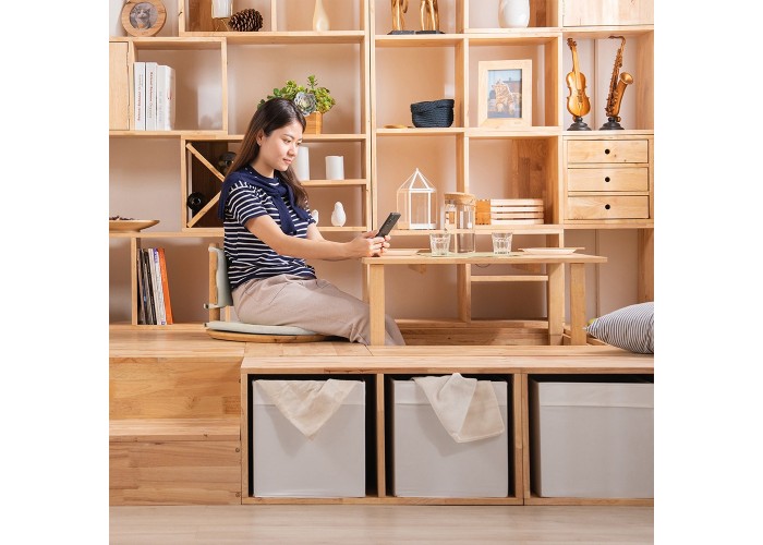 Ξύλινο κουτί ορθογώνιο διπλό Nextdeco Natural Υ39x40x80εκ. Ξύλινο κουτί ορθογώνιο διπλό Nextdeco Natural Υ39x40x80εκ.