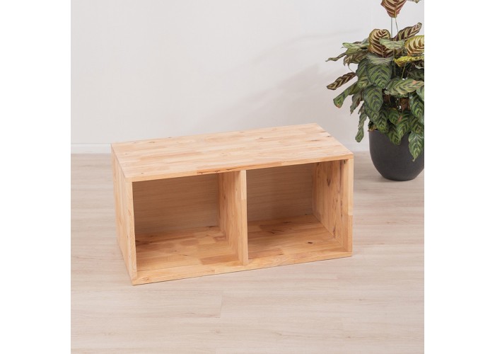 Ξύλινο κουτί ορθογώνιο διπλό Nextdeco Natural Υ39x40x80εκ. Ξύλινο κουτί ορθογώνιο διπλό Nextdeco Natural Υ39x40x80εκ.