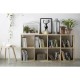 Ραφιέρα Nextdeco Natural μασίφ ξύλο Υ145×73,4×30εκ.