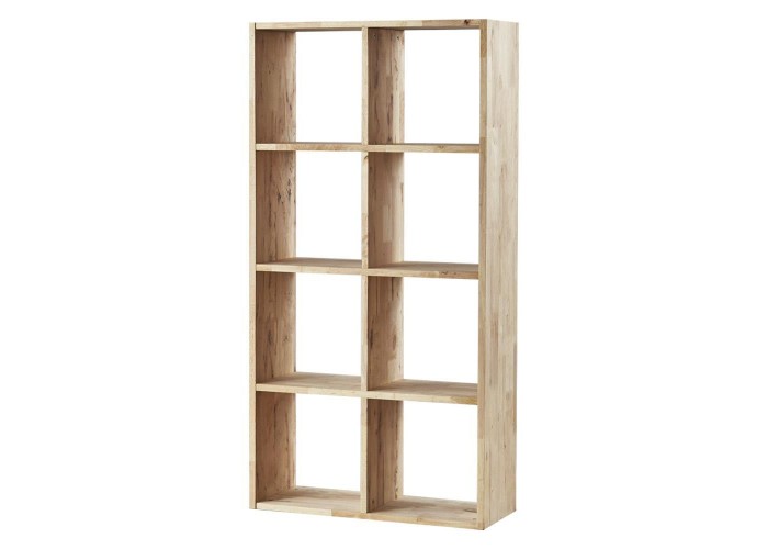 Ραφιέρα Nextdeco Natural μασίφ ξύλο Υ145×73,4×30εκ.