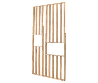 Διαχωριστικό χώρου Nextdeco Natural μασίφ ξύλο Υ240×150×10εκ.