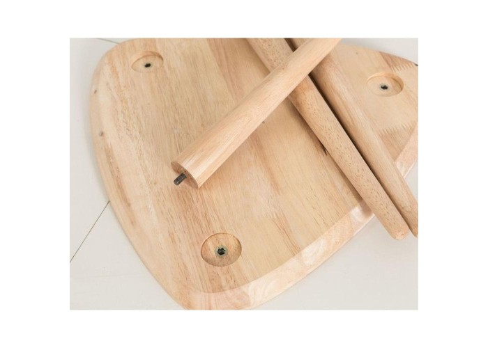 Τραπεζάκια σετ 3 Nextdeco Natural μασίφ ξύλο