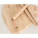 Τραπεζάκια σετ 3 Nextdeco Natural μασίφ ξύλο