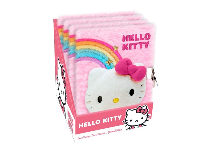 Σημειωματάριο με βελούδινο εξώφυλλο Hello Kitty Y21x15x2,5εκ. Σημειωματάριο με βελούδινο εξώφυλλο Hello Kitty Y21x15x2,5εκ.