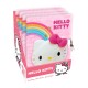 Σημειωματάριο με βελούδινο εξώφυλλο Hello Kitty Y21x15x2,5εκ.
