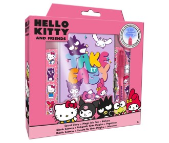 Σετ ημερολόγιο Hello Kitty με μαγικό στυλό Υ23x22x3εκ.