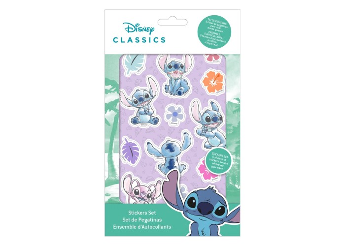 Σετ αυτοκόλλητα Stitch Υ15x25εκ. Σετ αυτοκόλλητα Stitch Υ15x25εκ.