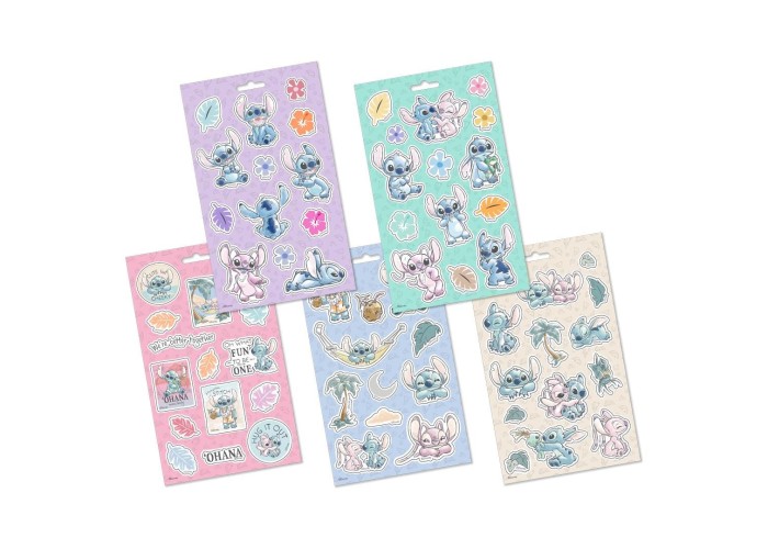 Σετ αυτοκόλλητα Stitch Υ15x25εκ.