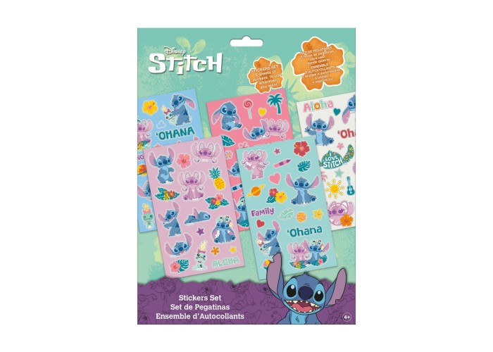 Σετ αυτοκόλλητα Stitch Angel Υ15x25εκ. Σετ αυτοκόλλητα Stitch Angel Υ15x25εκ.