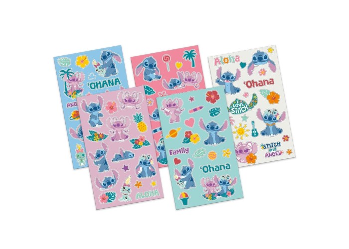 Σετ αυτοκόλλητα Stitch Angel Υ15x25εκ.