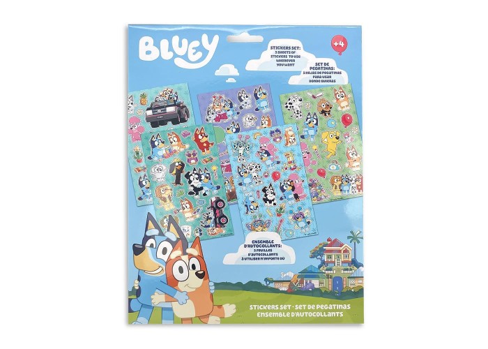 Σετ αυτοκόλλητα Bluey Υ29,5x21εκ. Σετ αυτοκόλλητα Bluey Υ29,5x21εκ.
